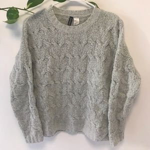 H&M Chunky Mint Sweater